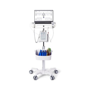 Doppler Reporting System, simpleABI™ with Cuff-Link™, PPG Probe 8 MHz, Roll Stand, Cuffs Included [ABI, TBI & Stress Studies] (1/EA) by Newman Medical  ID ABI-450CL